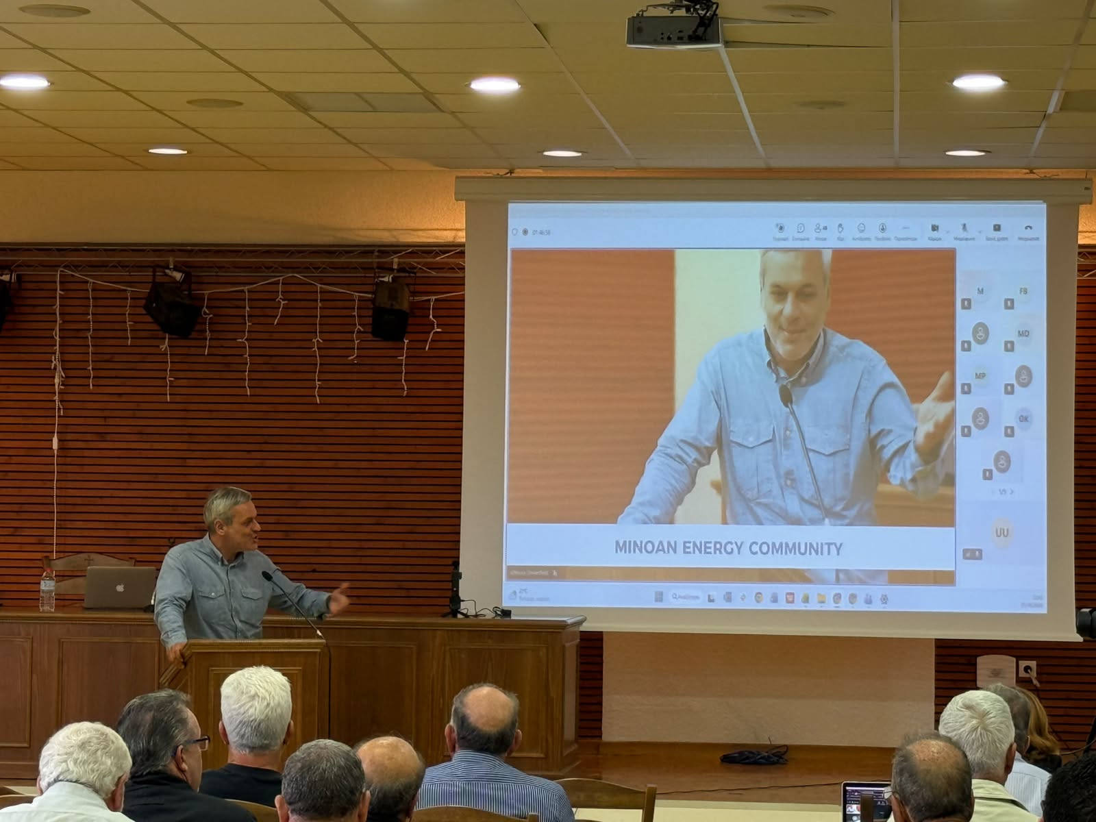 Ο Χάρης Μαμουλάκης στη Γ.Σ. της Μινώα Ενεργειακή