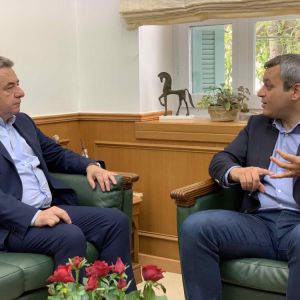 Ενημερωτική συνάντηση Περιφερειάρχη με Πρόεδρο ΕΣΔΑΚ για τα έργα που προωθεί ο Ενιαίος Σύνδεσμος Ενημερωτική συνάντηση Περιφερειάρχη με Πρόεδρο ΕΣΔΑΚ για τα έργα που προωθεί ο Ενιαίος Σύνδεσμος