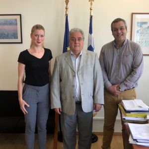 Σημαντικές επαφές στην Αθήνα για τα έργα του ΕΣΔΑΚ από τον Χάρη Μαμουλάκη Σημαντικές επαφές στην Αθήνα για τα έργα του ΕΣΔΑΚ από τον Χάρη Μαμουλάκη