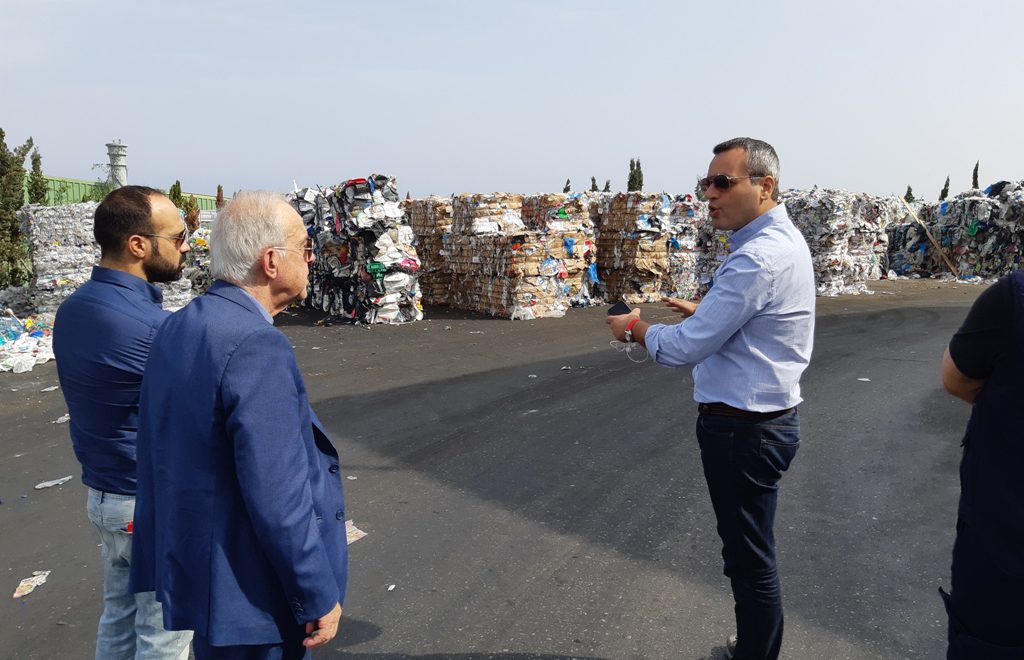 Επίσκεψη Δημάρχου Ηρακλείου στο εργοστάσιο της ανακύκλωσης